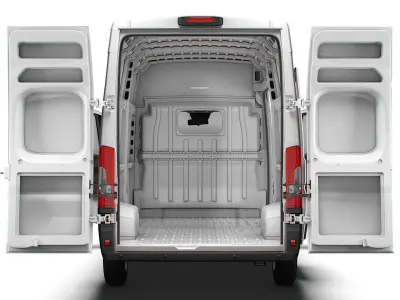 Peugeot Boxer Van L3H3 HQ Interior 2023 3D model