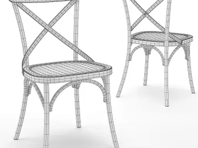 Dining set 08 Free 3D model