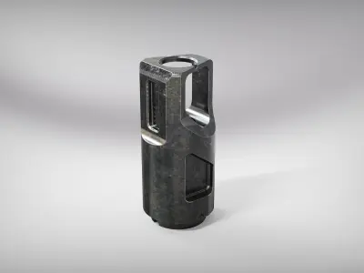 muzzle brake vol16 3D model
