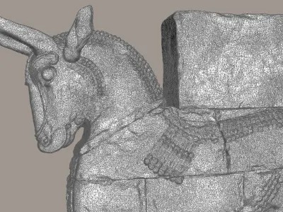 Assyrian Bull 3D print model