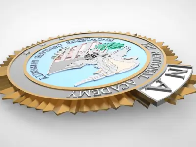 FBI National Academy Seal 3D print model