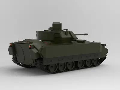 M2 Bradley ighting vehicle 3D model
