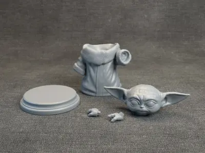 Baby Yoda - Star Wars The Mandalorian 3D print model purchase
