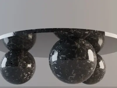 table marble coffee Free 3D model