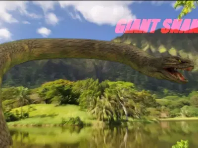 Giant Snake 3D model