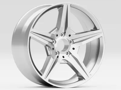 Mercedes SL550 85078MS Rim 3D model