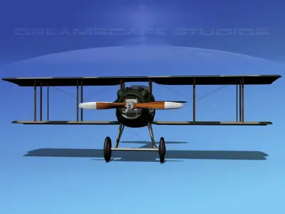 SPAD SXIII French Escadrille 3D model