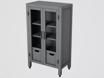 Patio Cabinet Free low-poly 3D model