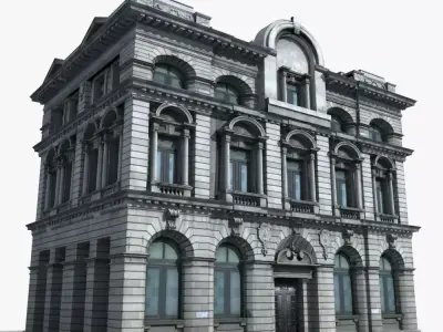 European Building 3D model