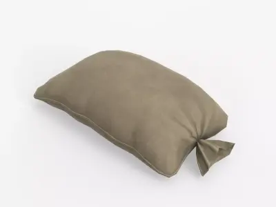 Sandbag Low Poly Low-poly 3D model