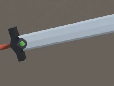 BA Sword Collection Low-poly 3D model