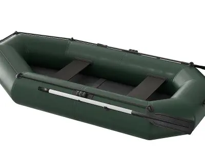Inflatable Boat BLENDER 3D Model Cycles 3D model