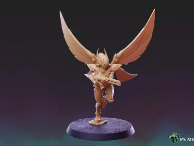 Galaxy Elves - Female Vengeful Wasps Pose 1 3D print model