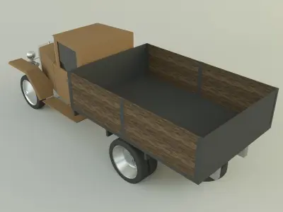 GAZ MM military vehicle 3D model