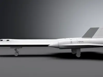 SR 71 Blackbird Scale model 3D print model