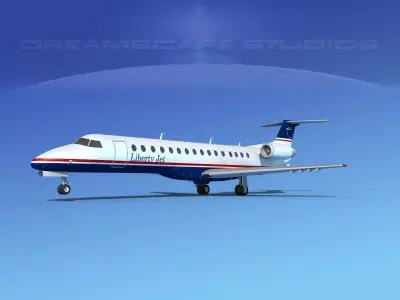 Embraer ERJ-140 Liberty Jet 3D model
