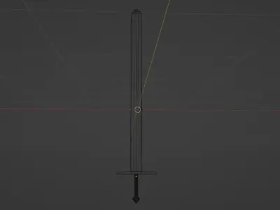 Low-Poly Sword 2 Free low-poly 3D model