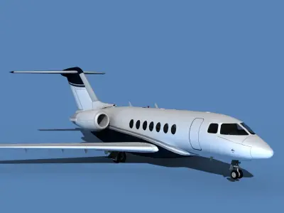 Hawker Siddley 4000 V03 3D model
