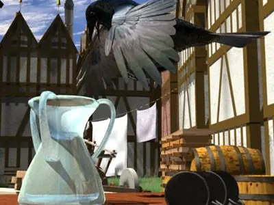 CROW - Fully Rigged For Lightwave 3D model