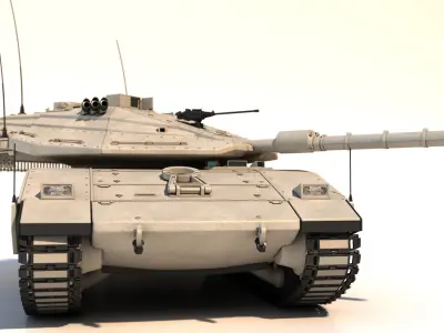 Merkava Mk4 Main Battle Tank 3D model
