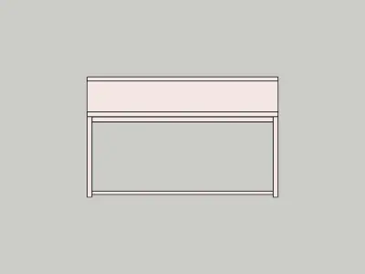 Coffee Table IKEA TIBBHULT Free 3D model