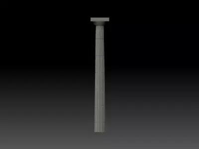 Greek column Free 3D model