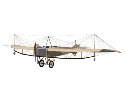 Etrich Taube 3D model