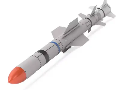 AGM UGM RGM 84 Harpoon Anti-Ship Missile 3D model