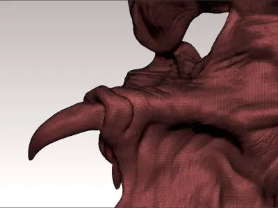 Predator face 3d mask 3D print model
