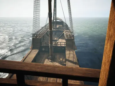 Peter von Danzig -Carrack- Low-poly 3D model