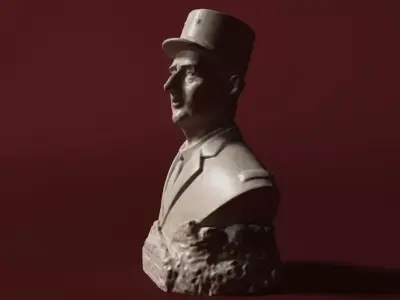 De Gaulle Bust 3D model