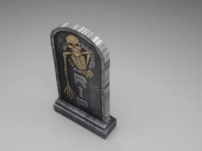 Gravestone 3D model