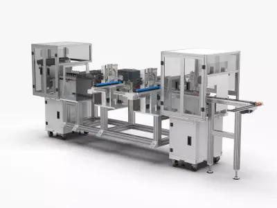 Automatic 18650 Battery X-Ray Testing Machine 3D model