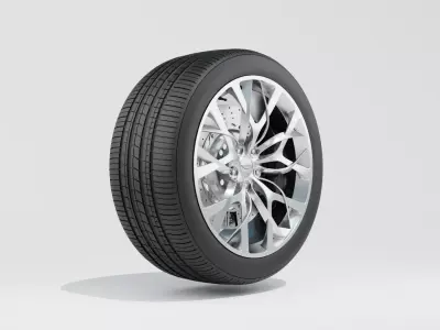 Aston Martin DBX Straight 6 2020 Wheel 3D model