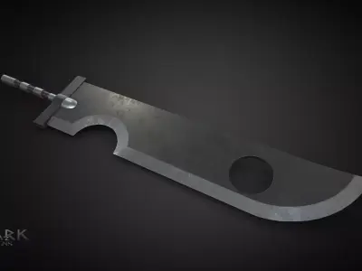 Kubikiribocho Naruto Low-poly 3D model