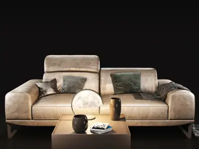 Sofa Natuzzi Italo part 3D model