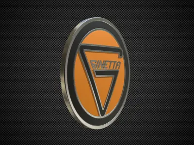 ginetta logo 3D model