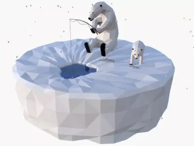 Polar Fishing  3D model