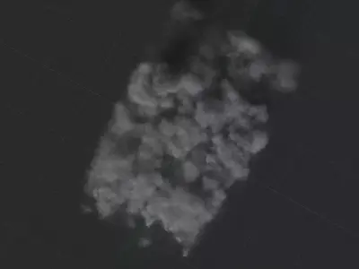 3D Ground Smoke Animation 3D model