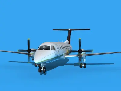 Embraer EMB120 Avior Express 3D model