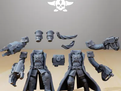 GrimGuard Officer 3D print model