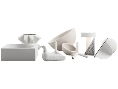 022 WHITE decorative pack PART 2 3D model