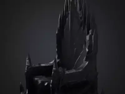 The Shadowspire Seat Free low-poly 3D model