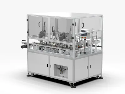 Automatic Pressure Sensitive Ring Machine 3D model