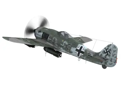 Focke Wulf - FW190 F8 - SG3 3D model