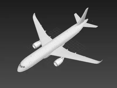 Chinese Trunk Aircraft C919 Free 3D model