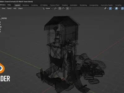 Project IGI Watch Tower 3D model