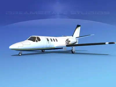 Cessna 500 Citation I V03 3D model