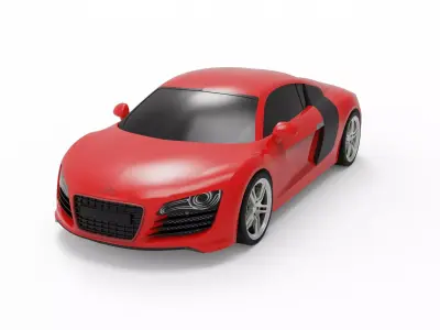 Audi R8 Car Free 3D model