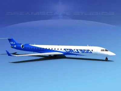 Bombardier CRJ900 Bombardier 3D model